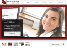 Tablet Screenshot of chicagowebdesignsite.com